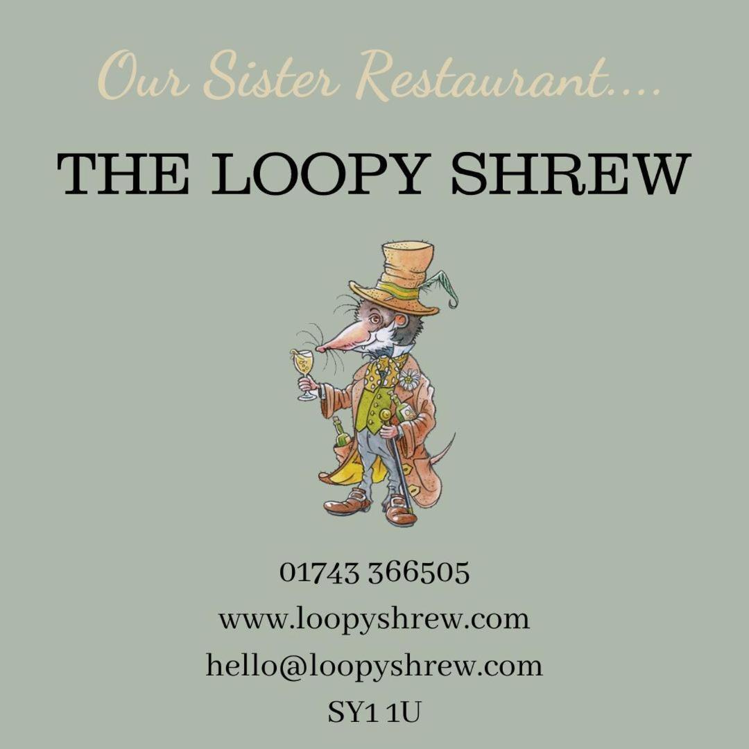 Darwin'S Townhouse Bed and Breakfast Shrewsbury Exteriör bild The Loopy Shrew logo